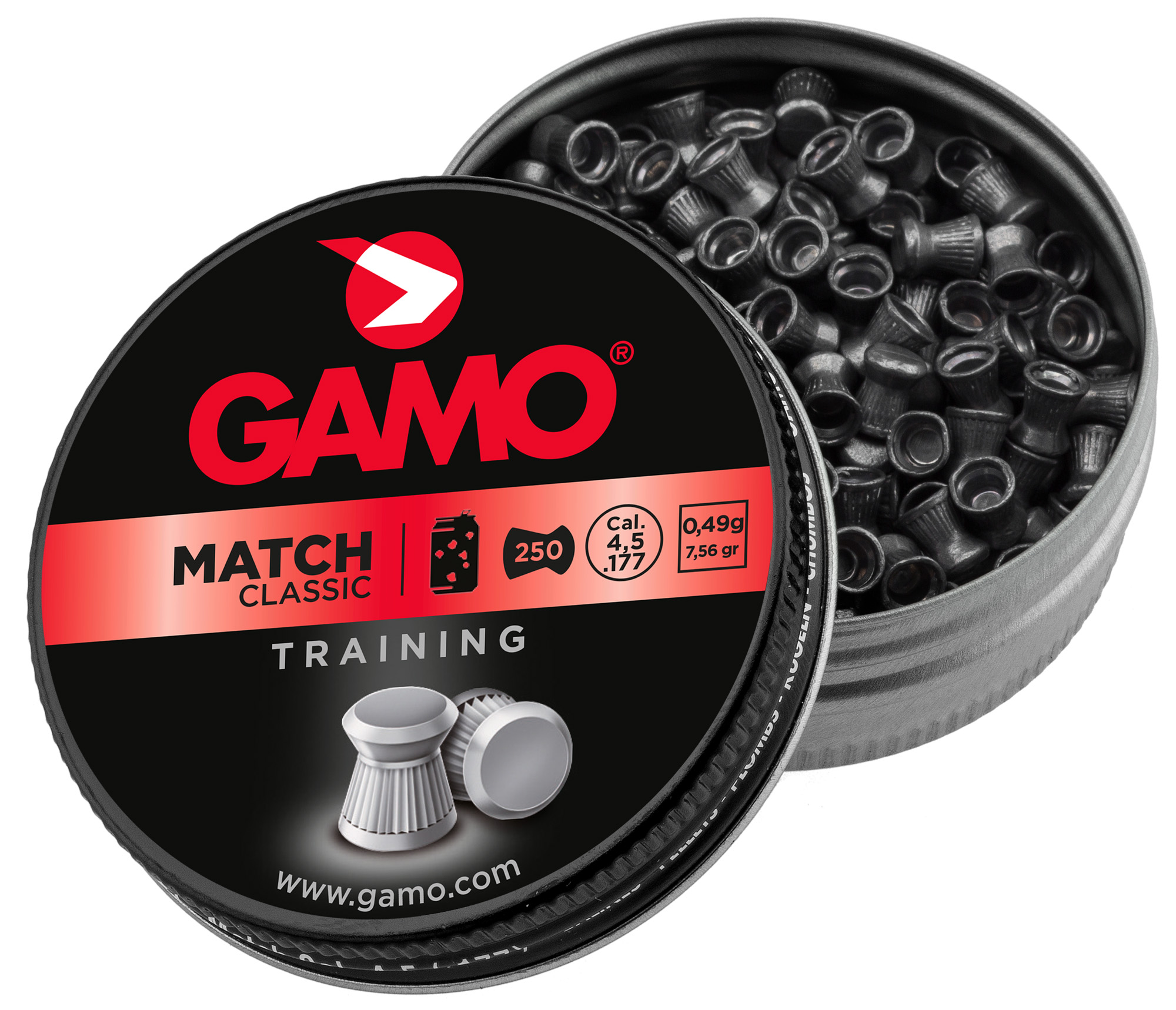 Plombs Gamo Match classic plat cal.4.5mm